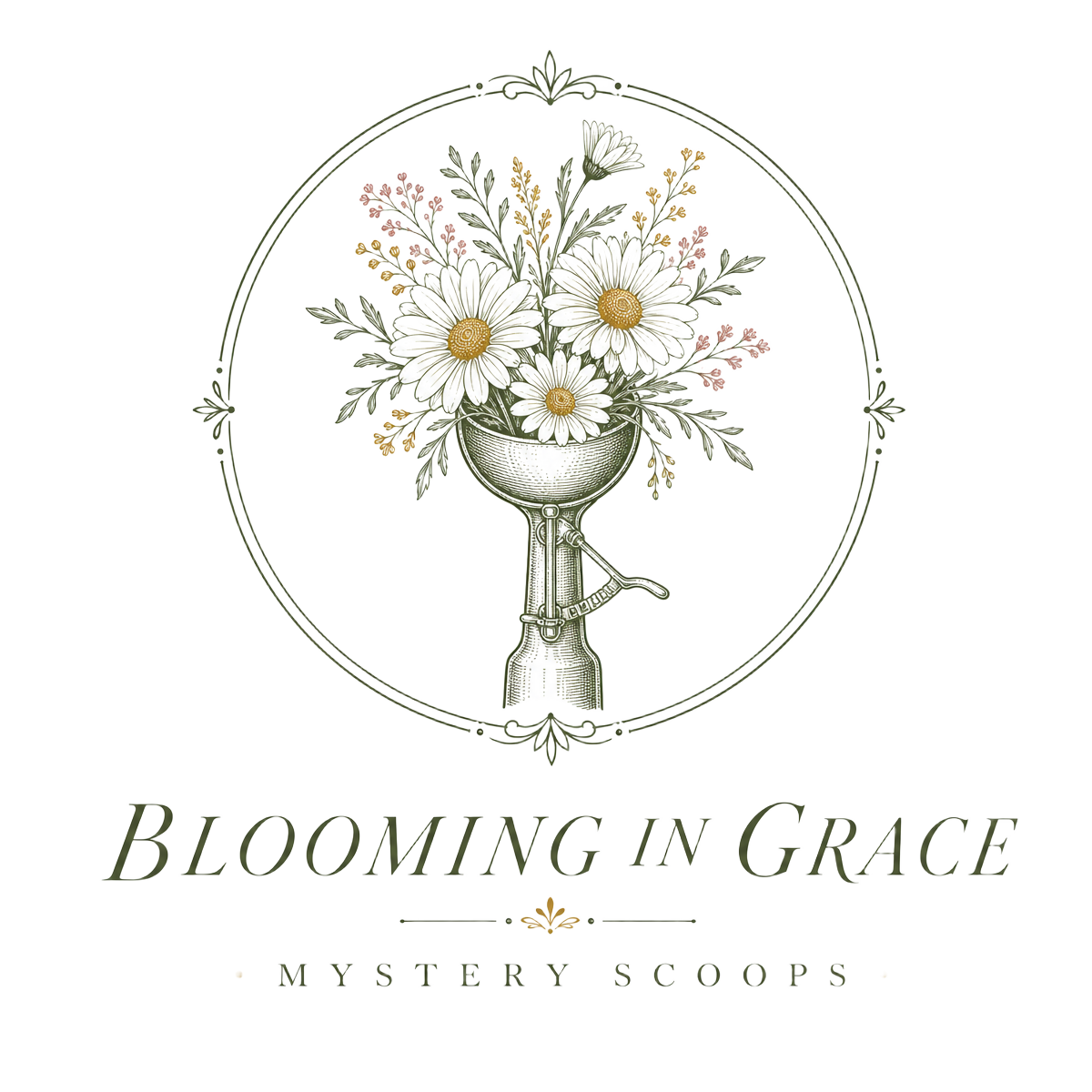 Blooming In Grace Mystery Scoops logo